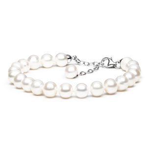 Paveikslėlis Sidabrinė apyrankė su perlais