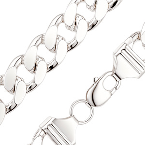 Paveikslėlis Sidabrinė grandinėlė "Curb"