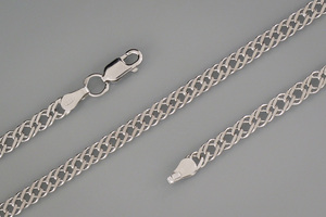 Paveikslėlis Sidabrinė grandinėlė "Curb"