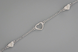 Изображение Серебряный браслет на ногу