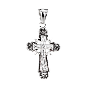 Paveikslėlis Sidabrinis stačiatikių kryželis