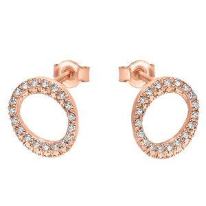 Paveikslėlis Auksiniai auskarai su cirkoniais