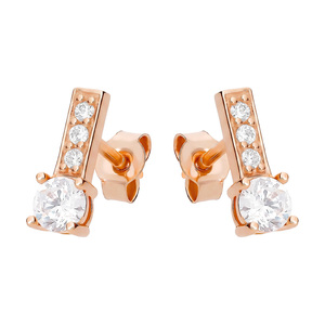 Paveikslėlis Auksiniai auskarai su cirkoniais