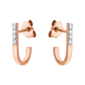 Paveikslėlis Auksiniai auskarai su cirkoniais