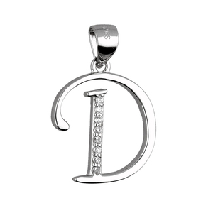 Изображение Серебряная подвеска с цирконами