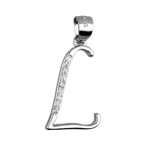 Изображение Серебряная подвеска с цирконами