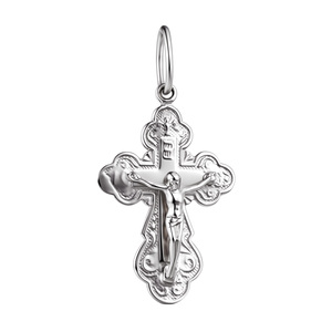 Paveikslėlis Sidabrinis stačiatikių kryželis