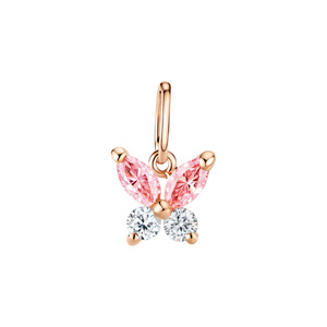 Изображение Золотая подвеска с цирконами