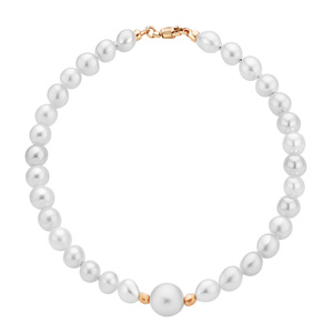 Paveikslėlis Auksinė apyrankė su perlais