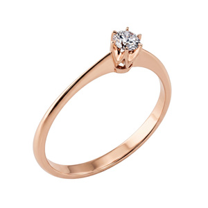 Paveikslėlis Auksinis žiedas su cirkoniu