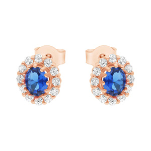 Paveikslėlis Auksiniai auskarai su cirkoniais