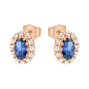 Paveikslėlis Auksiniai auskarai su cirkoniais