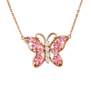 Изображение Цепочка из позолоченного серебра с цирконами