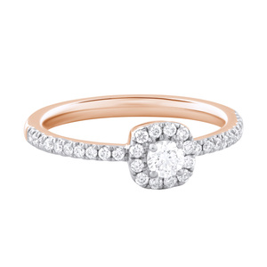 Paveikslėlis Auksinis žiedas su LAB deimantais