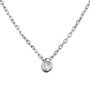 Изображение Серебряная цепочка с цирконом