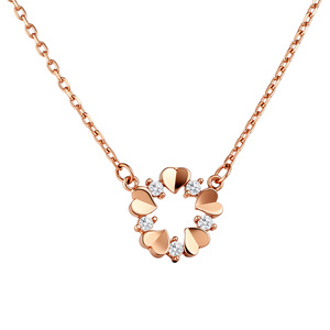 Изображение Золотая цепочка с цирконами