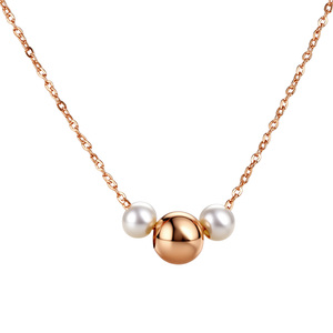 Изображение Золотая цепочка с жемчугом