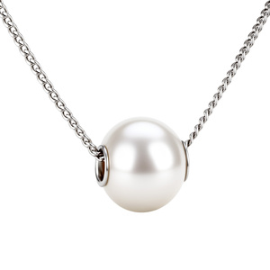 Изображение Серебряная цепочка с жемчугом