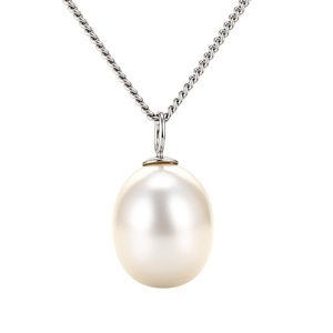 Изображение Серебряная цепочка с жемчугом