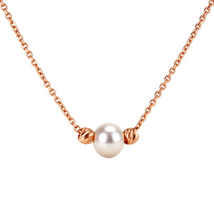 Изображение Золотая цепочка с жемчугом