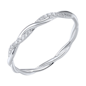 Изображение Кольцо из белого золота с бриллиантами