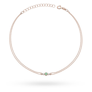 Изображение Золотой браслет с изумрудом и бриллиантами