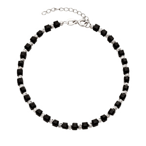 Paveikslėlis Sidabrinė apyrankė su oniksais