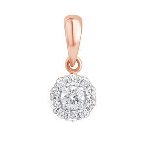 Изображение Золотая подвеска с бриллиантами