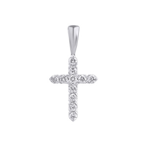 Изображение Подвеска из белого золота с бриллиантами