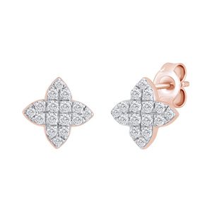 Paveikslėlis Auksiniai auskarai su briliantais