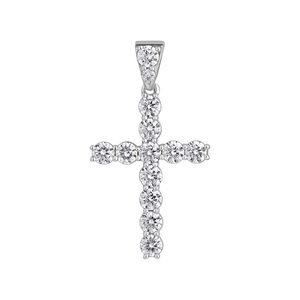 Paveikslėlis Balto aukso kryželis su LAB deimantais