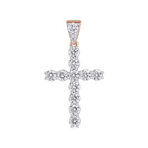 Paveikslėlis Auksinis kryželis su LAB deimantais