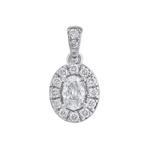 Paveikslėlis Balto aukso pakabukas su LAB deimantais