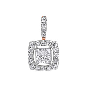 Paveikslėlis Auksinis pakabukas su LAB deimantais