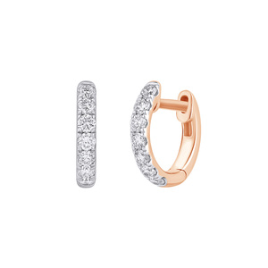 Paveikslėlis Auksiniai auskarai su LAB deimantais