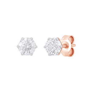 Paveikslėlis Auksiniai auskarai su LAB deimantais