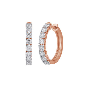 Paveikslėlis Auksiniai auskarai su LAB deimantais