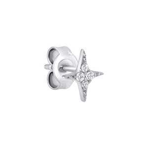 Paveikslėlis Balto aukso auskaras su LAB deimantais