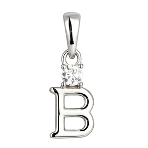 Изображение Серебряная подвеска с цирконом