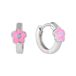 Paveikslėlis Sidabriniai auskarai su emaliu