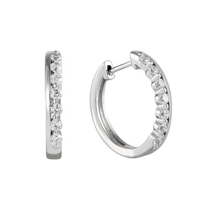 Paveikslėlis Sidabriniai auskarai su cirkoniais