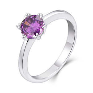 Paveikslėlis Sidabrinis žiedas su ametistu