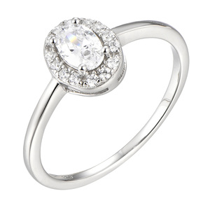 Paveikslėlis Sidabrinis žiedas su cirkoniais