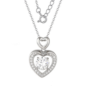 Изображение Серебряная цепочка с цирконами