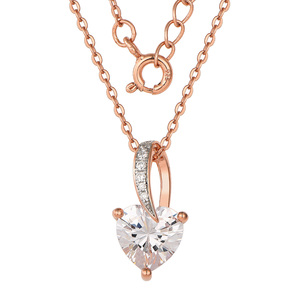 Изображение Цепочка из позолоченного серебра с цирконами