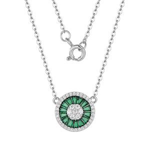 Изображение Серебряная цепочка с цирконами