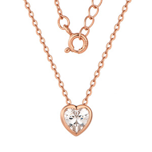 Изображение Цепочка из позолоченного серебра с цирконом