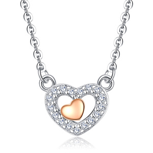 Изображение Серебряная цепочка с цирконами