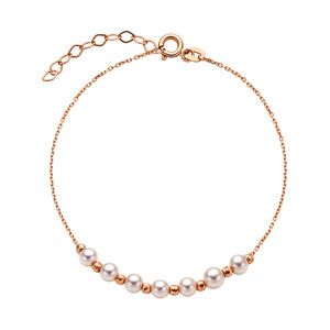 Изображение Золотой браслет с жемчугом