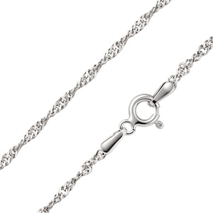 Paveikslėlis Sidabrinė grandinėlė "Singapore"